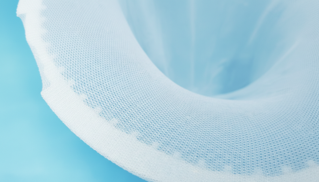 Texture du tissu filtrant du préfiltre skimmer piscine Skimm Protect Standard PurAquaFilt